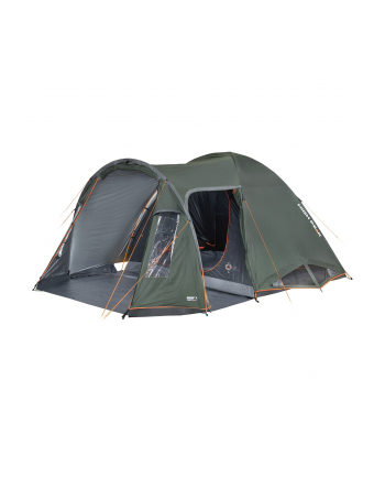 High Peak dome tent Tessin 5.1 (dark green/grey, with tunnel porch, Climate Pczerwonyection 80)