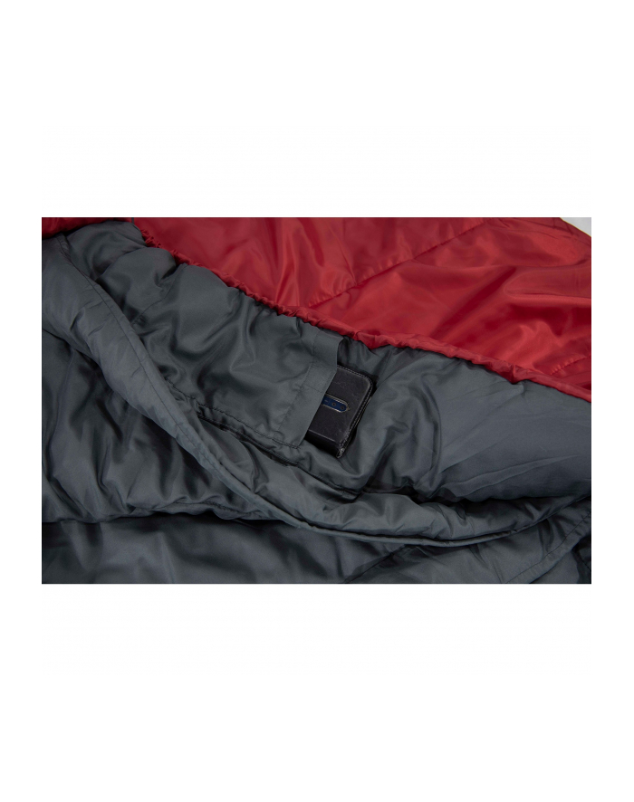 High Peak mummy sleeping bag TR 400 (dark red/grey) główny