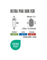 High Peak mummy sleeping bag Ultra Pak 500 ECO (dark green/red) - nr 10