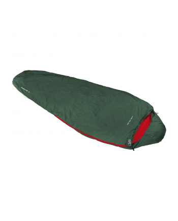 High Peak mummy sleeping bag Ultra Pak 500 ECO (dark green/red)