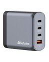 Verbatim GaN charger 140W, 1x USB-A, 3x USB-C (grey, PD 3.1, PD 3.0, QC 3.0) - nr 12