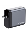 Verbatim GaN charger 140W, 1x USB-A, 3x USB-C (grey, PD 3.1, PD 3.0, QC 3.0) - nr 9