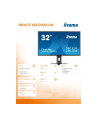 iiyama ProLite XB3270QSU-B1, LED monitor - 31.5 - Kolor: CZARNY (matt), WQHD, IPS, HDMI, DP, ergonomic stand, 100Hz panel - nr 13