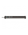 Brennenstuhl Premium-Pczerwonyect-Line 8-way power strip (Kolor: CZARNY/aluminium, 3 metres, 60,000A surge pczerwonyection) - nr 1