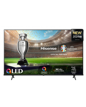 Hisense 43E77NQ, QLED TV - 43 - Kolor: CZARNY, UltraHD/4K, triple tuner, PVR