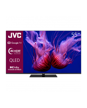 JVC LT-55VGQ8255, QLED TV - 55 - Kolor: CZARNY, UltraHD/4K, triple tuner, Google TV