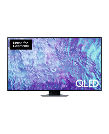 SAMSUNG GQ-55Q80C, QLED TV - 55 - silver, UltraHD/4K, SmartTV, WLAN, Bluetooth, HDR, FreeSync, 100Hz panel