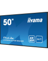 iiyama Monitor 50 cali LH5041UHS-B2 VA,4K,24/7,LAN,USB,HDMI - nr 82