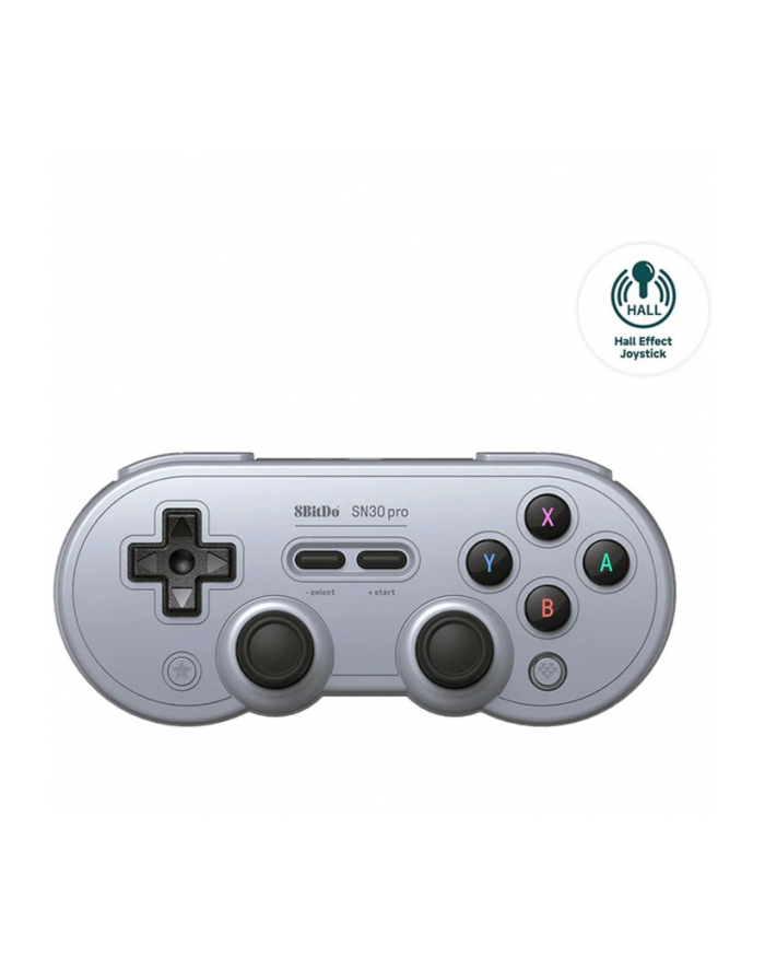 8BitDo SN30 Pro (Hall Effect Joystick), Gamepad (grey) główny