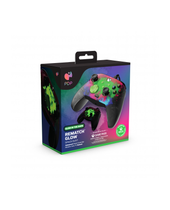 PDP Rematch Glow Wired, Gamepad (multi-colored/Kolor: CZARNY, for Xbox ' PC)