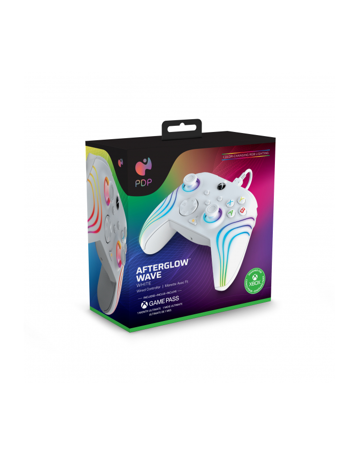 PDP Afterglow Wave Wired, Gamepad (Kolor: BIAŁY, for Xbox ' PC) główny