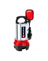 Einhell dirty water pump GC-DP 6315 N, submersible / pressure pump (red/stainless steel, 630 watts) - nr 1