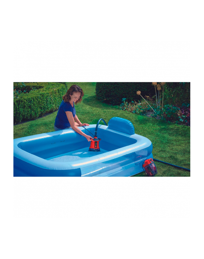 Einhell cordless dirty water pump GE-DP 18/25 LL Li-Solo, 18Volt, submersible / pressure pump (red/Kolor: CZARNY, without battery and charger) główny