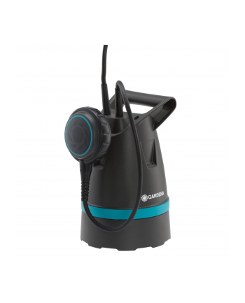 GARD-ENA clear water submersible pump 8600 BASIC, submersible / pressure pump (Kolor: CZARNY/turquoise, 400 watts)