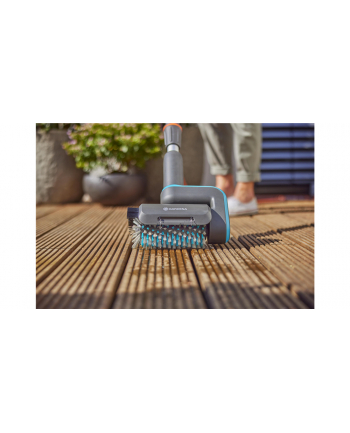 GARD-ENA Universal roller brush, for cordless multi-cleaner AquaBrush, washing brush (grey/turquoise, for insensitive surfaces) nr 2