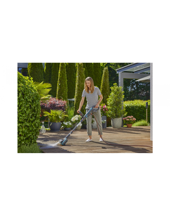 GARD-ENA Universal roller brush, for cordless multi-cleaner AquaBrush, washing brush (grey/turquoise, for insensitive surfaces) główny