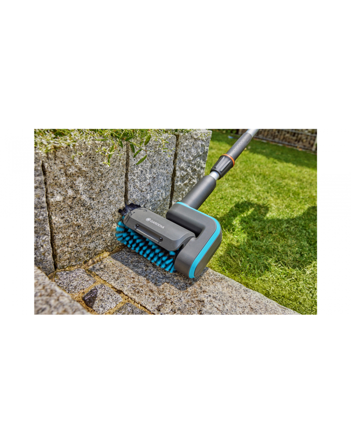 GARD-ENA roller brush medium, for cordless multi-cleaner AquaBrush, washing brush (grey/turquoise, for sensitive surfaces) główny