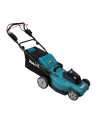 Makita cordless lawnmower DLM481CT2, 36Volt (2x18Volt) (blue/Kolor: CZARNY, 2x Li-ion battery 5.0Ah, with wheel drive) - nr 1