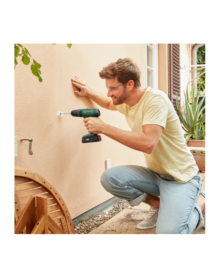 bosch powertools Bosch cordless impact drill EasyImpact 18V-38 (green/Kolor: CZARNY, Li-ion battery 2.0Ah, case, POWER FOR ALL ALLIANCE) główny