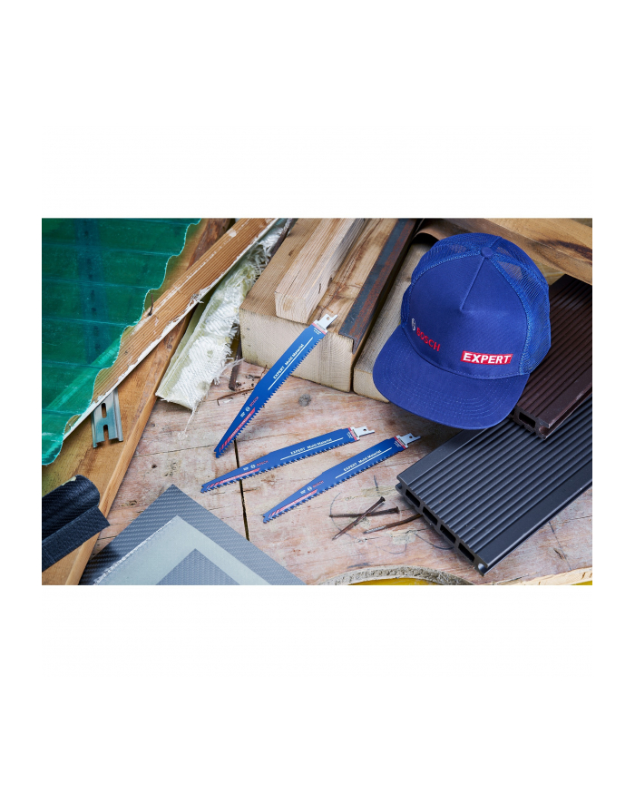 bosch powertools Bosch Expert sabre saw blade 'Multi Material' S 1156 XHM + free EXPERT cap (3 pieces, length 225mm) główny