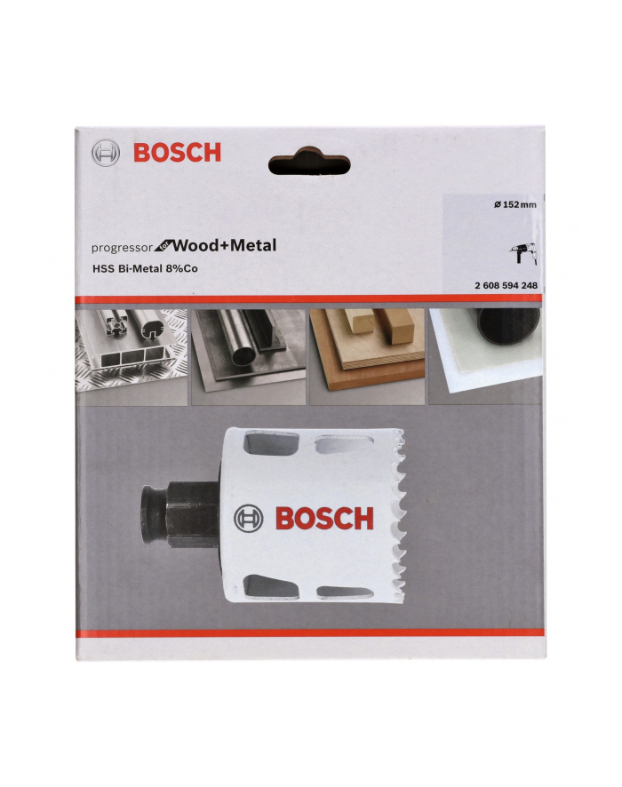 bosch powertools Bosch hole saw BiM Progressor for Wood ' Metal, 152mm (6) główny