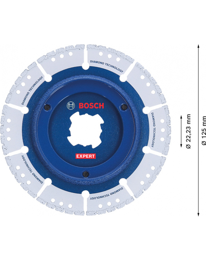 bosch powertools Bosch X-LOCK diamond cutting disc EXPERT Diamond Pipe Cut Wheel, 125mm (bore 22.23mm) główny