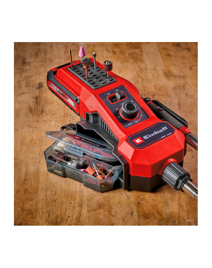 Einhell cordless grinding / engraving tool (stat) TE-MT 18/34 Li-Solo, straight grinder (red/Kolor: CZARNY, without battery and charger) główny