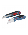 bosch powertools Bosch cutter knife set Professional, 2-piece, carpet knife (blue, for snap-off blades and trapezoidal blades) - nr 5