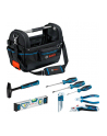 bosch powertools Bosch tool bag GWT 20 and hand tool set Professional (Kolor: CZARNY, ProClick system, including 16-piece tool set) - nr 1