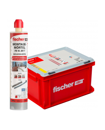 fischer Advantage Box Injection Mortar FIS VL 300 T HWK G (grey, 20 cartridges with 300ml each, in a case)