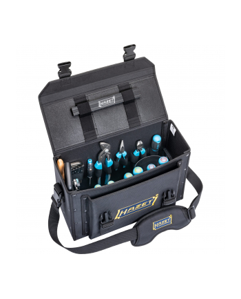 Hazet tool bag small, equipped 191T-1/51, tool set (Kolor: CZARNY, with 51 professional tools)