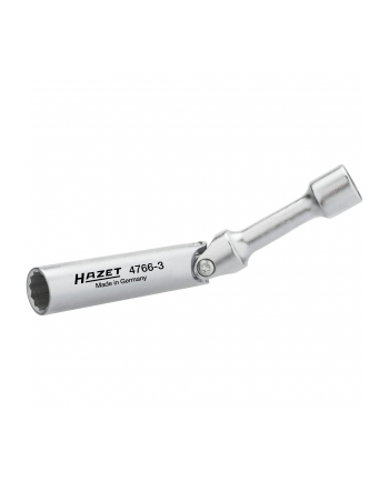 Hazet spark plug wrench 4766-3, 14mm, socket wrench (3/8, with crown spring)