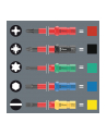 Wera Kraftform Kompakt VD-E 17 Universal 1 Tool Finder, 17 pieces, screwdriver (red/yellow, incl. 2 plug-in handles, VD-E interchangeable blades) - nr 11