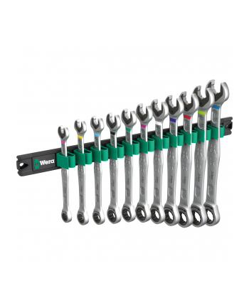 Wera 9630 magnetic strip 6000 Joker 1, 11 pieces, wrench (combination ratchet wrench with holding function)