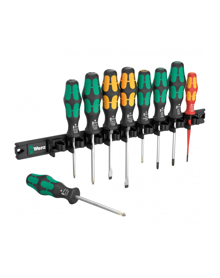 Wera 9650 magnetic strip Kraftform screwdriver set, 9 pieces główny