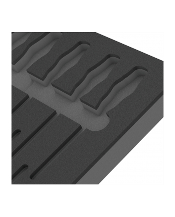 Wera 9811 foam insert for VD-E screwdriver set 1, empty (Kolor: CZARNY/grey, for Tool Rebel workshop trolley)