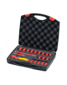 Wiha ratchet wrench set insulated, 1/4, socket wrench (red/yellow, 21 pieces, including case) - nr 1