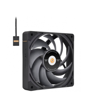 Thermaltake TOUGHFAN EX12 Pro High Static Pressure PC Cooling Fan – Swappable Edition, Case Fan (Black, 3-Fan Pack)