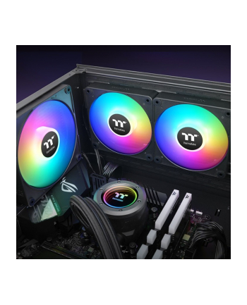 Thermaltake CT120 EX ARGB Sync PC Cooling Fan, Case Fan (Black, Pack of 3)