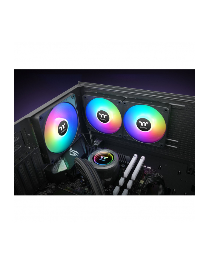Thermaltake CT120 EX ARGB Sync PC Cooling Fan, Case Fan (Black, Pack of 3) główny