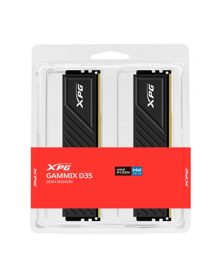 ADATA DDR4 - 64GB - 3200 - CL - 16 (2x 32 GB) dual kit, memory (Kolor: CZARNY, AX4U320032G16A-DTBKD35, XPG Gammix D35, INTEL XMP) główny