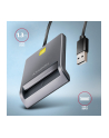 axagon Czytnik kart identyfikacyjnych CRE-SM3T USB, kabel 1,3m - nr 30