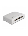 DeLOCK Mini Desktop Patch Panel 6 Port Cat.6a (grey) - nr 1