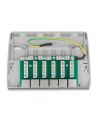 DeLOCK Mini Desktop Patch Panel 6 Port Cat.6a (grey) - nr 7
