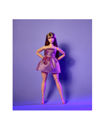 Mattel Barbie Signature Barbie Looks 23 - Curvy, Pink Mini Dress