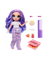 MGA Entertainment Rainbow High Junior High PJ Party - Violet (Purple), Doll - nr 2