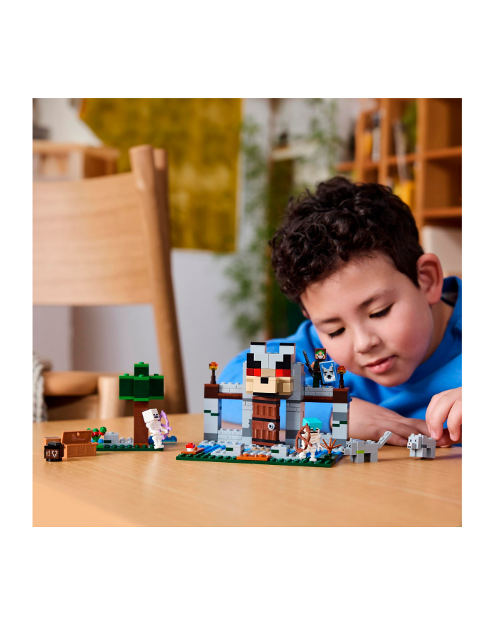 LEGO 21261 Minecraft The Wolf Fortress, construction toy główny