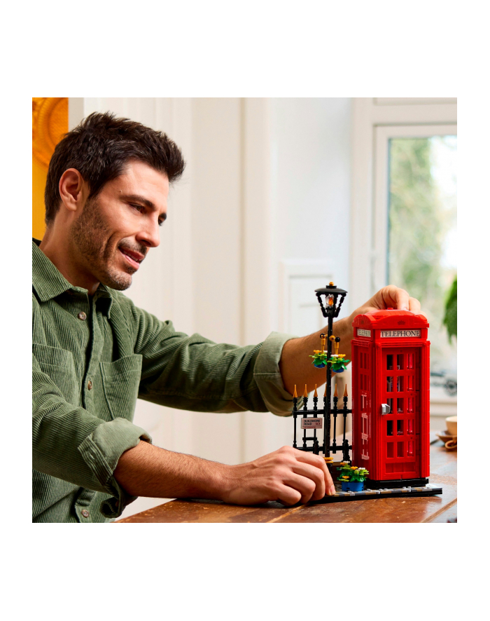 LEGO 21347 Ideas Red London Telephone Box, construction toy główny