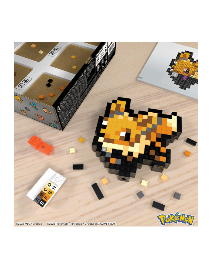 megabloks Mattel MEGA Pokémon Eevee Pixel Art, Construction Toy główny