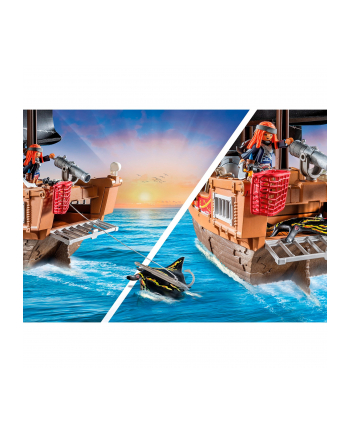 PLAYMOBIL 71530 Pirates Large Pirate Ship, Construction Toy